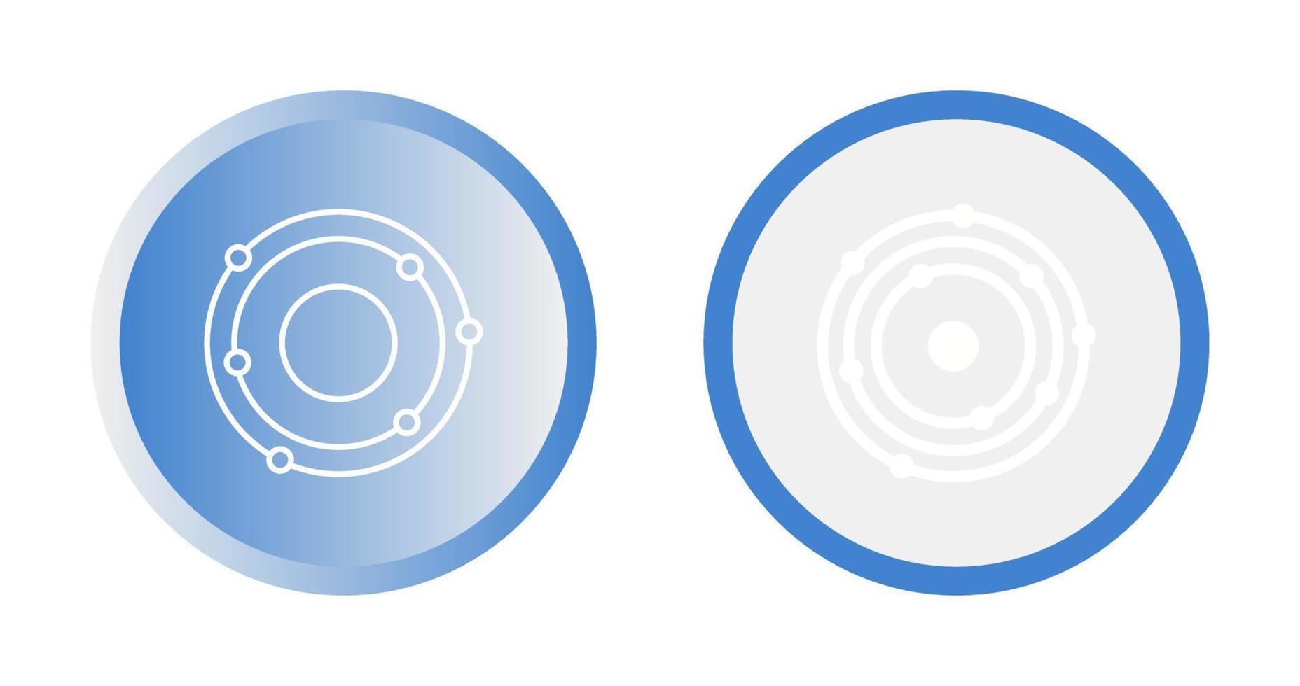 Atomic Structure Vector Icon