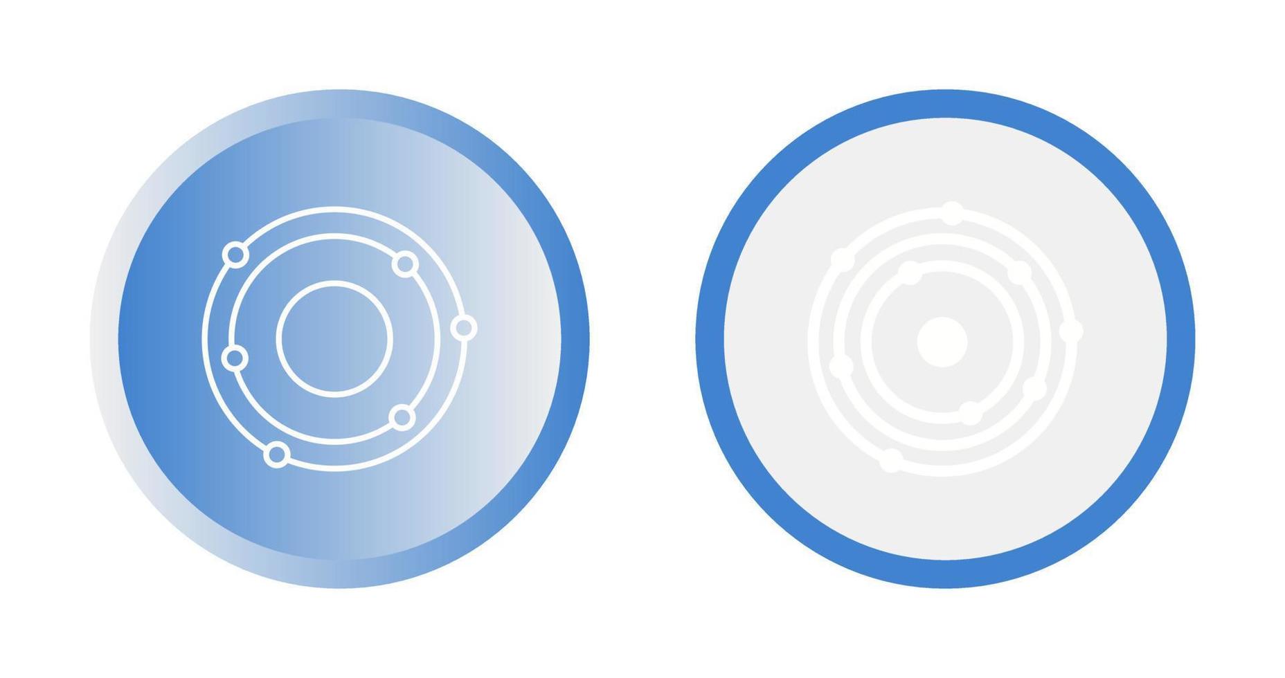 Atomic Structure Vector Icon