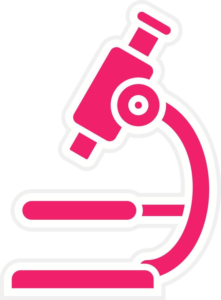 Microscope Vector Icon Style