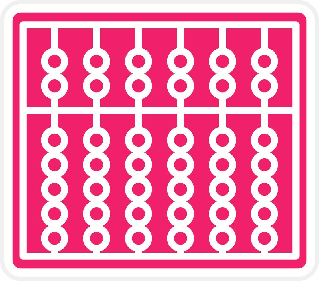 Abacus Vector Icon Style