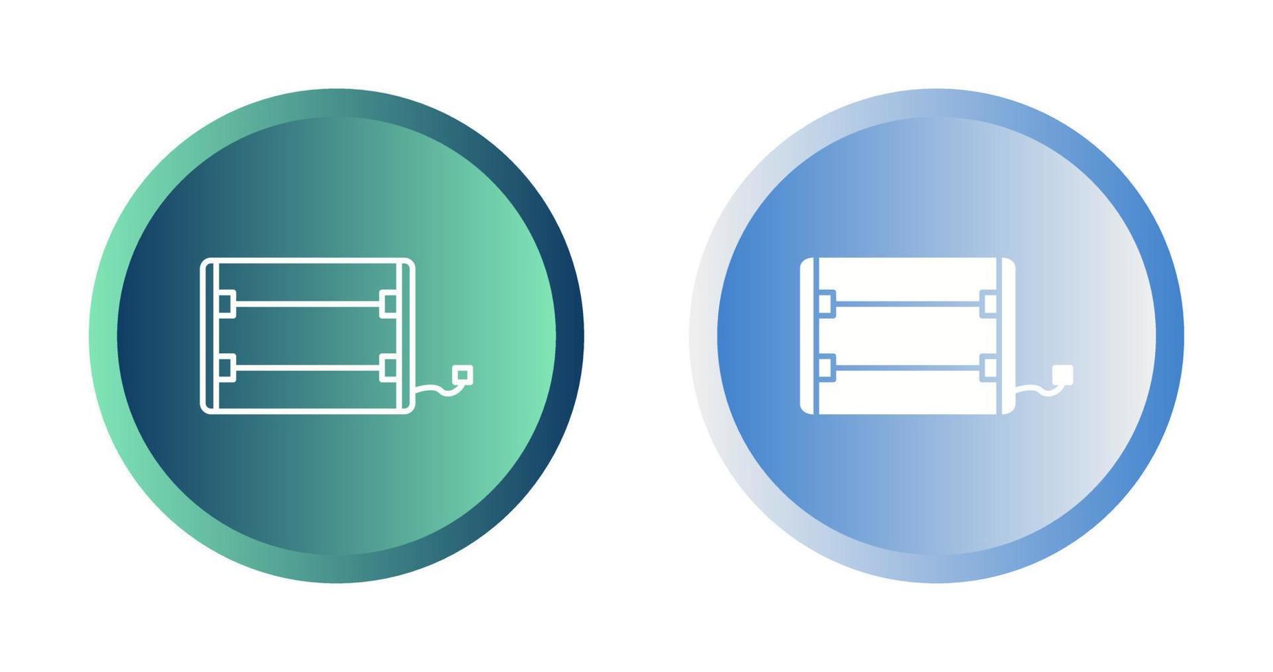 Electric Heater Vector Icon
