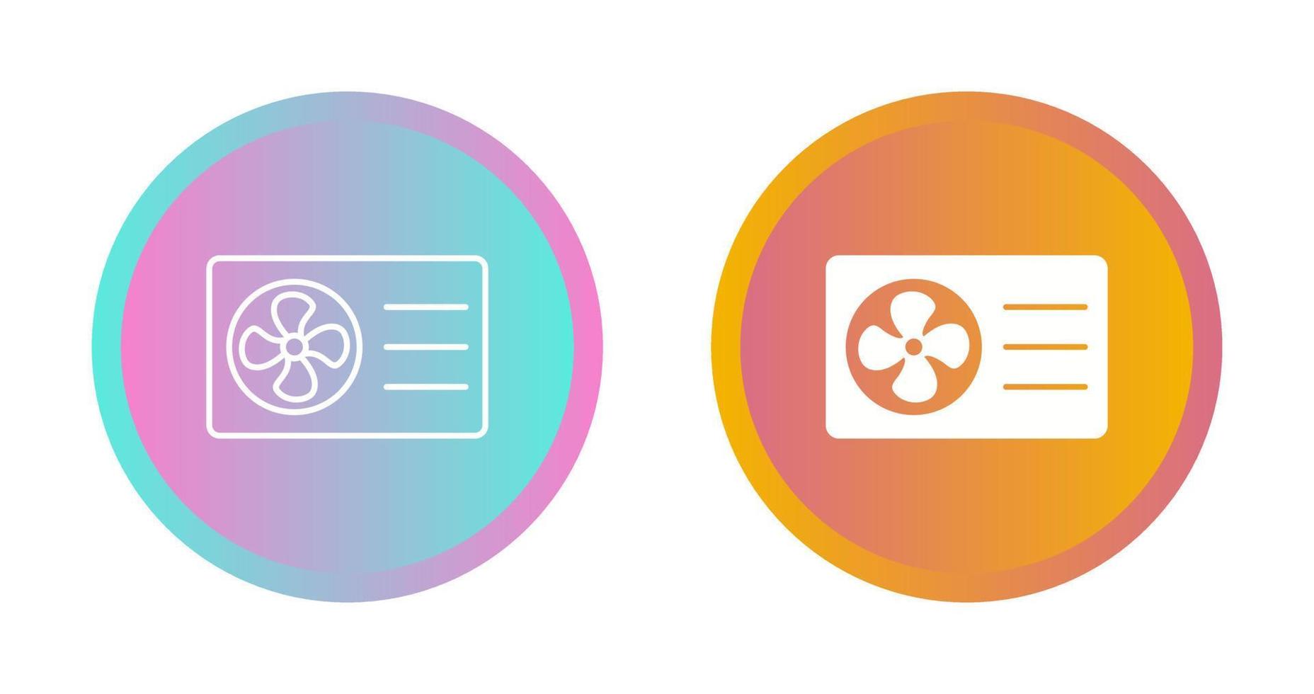 AC Outside Unit Vector Icon