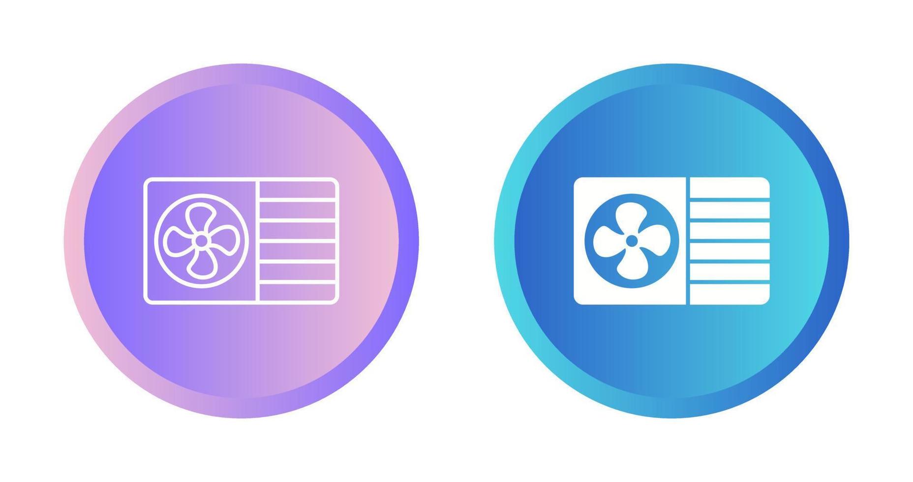 AC Window Unit Vector Icon