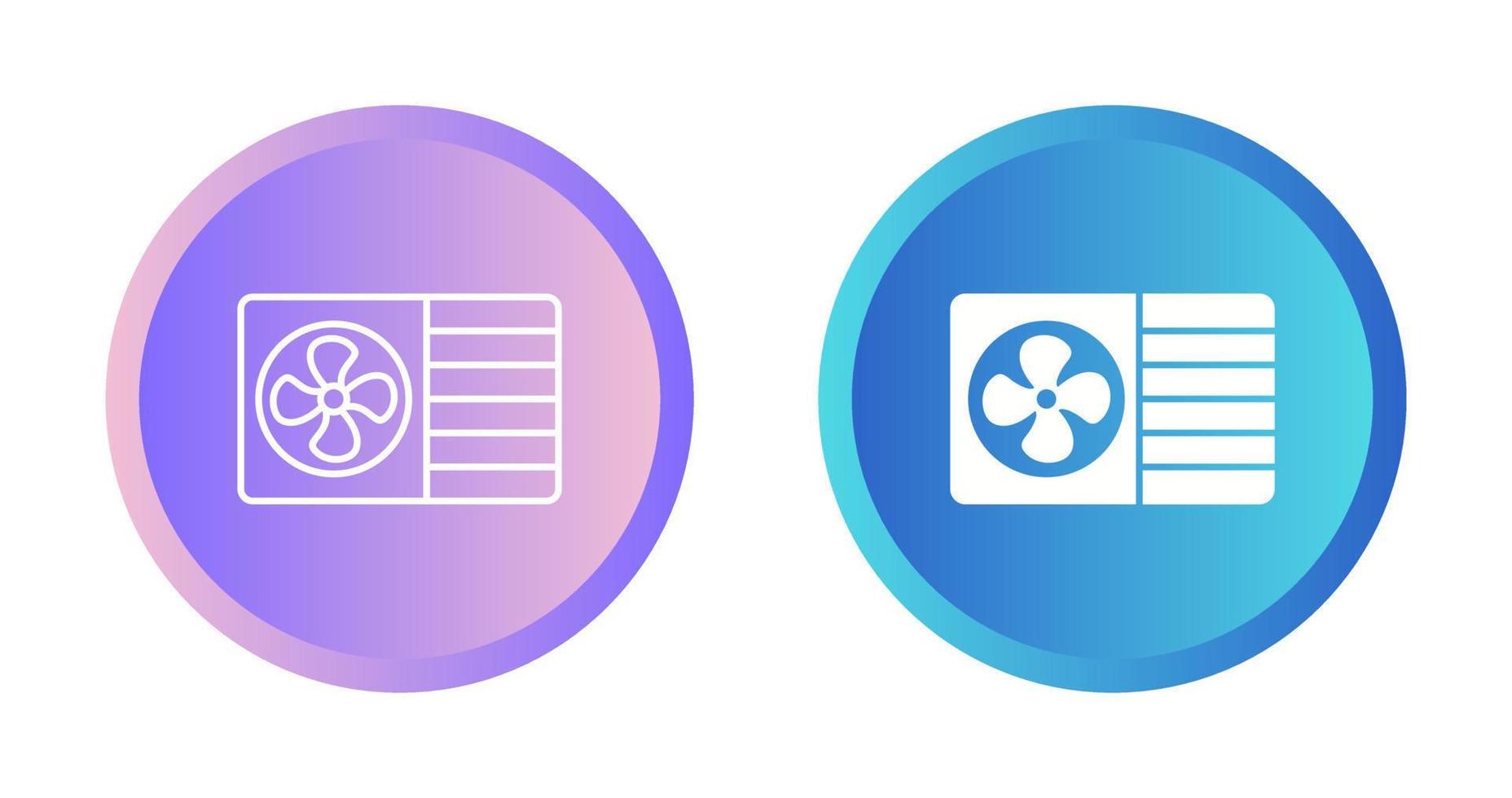 AC Window Unit Vector Icon