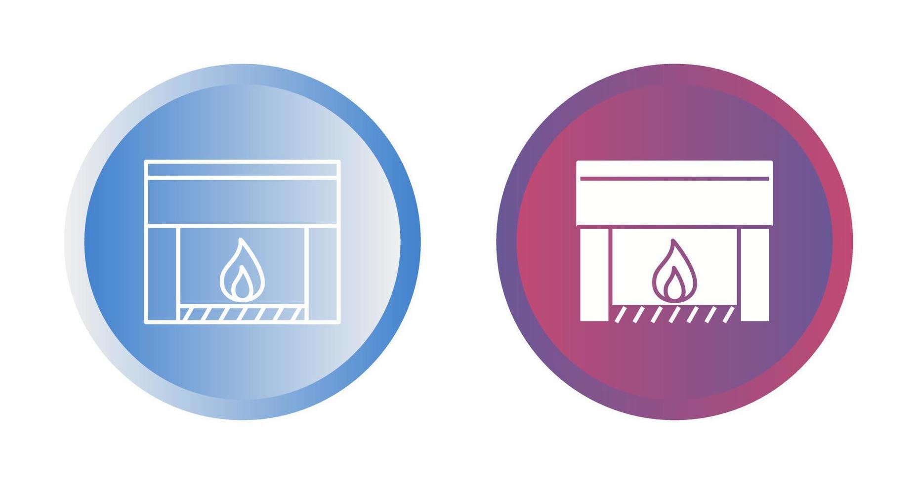 Fireplace Vector Icon
