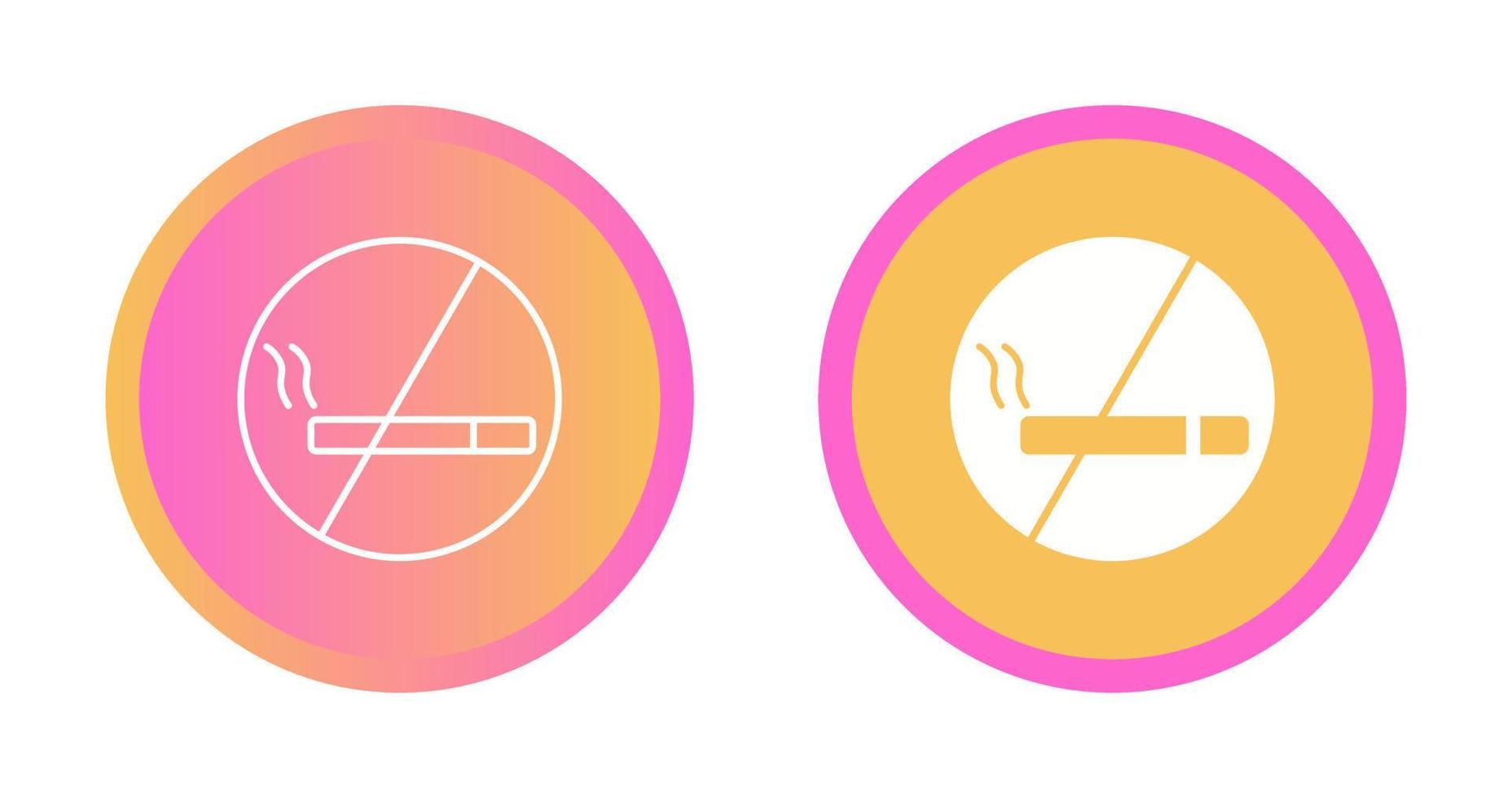 No Smoking SIgn Vector Icon