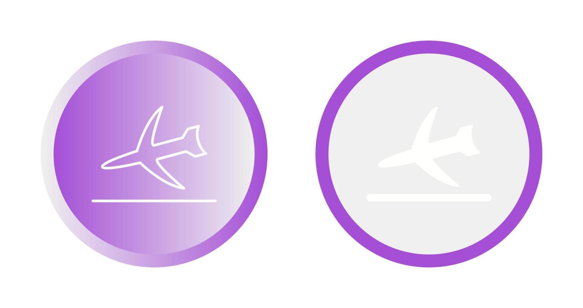 Flight Landing Vector Icon