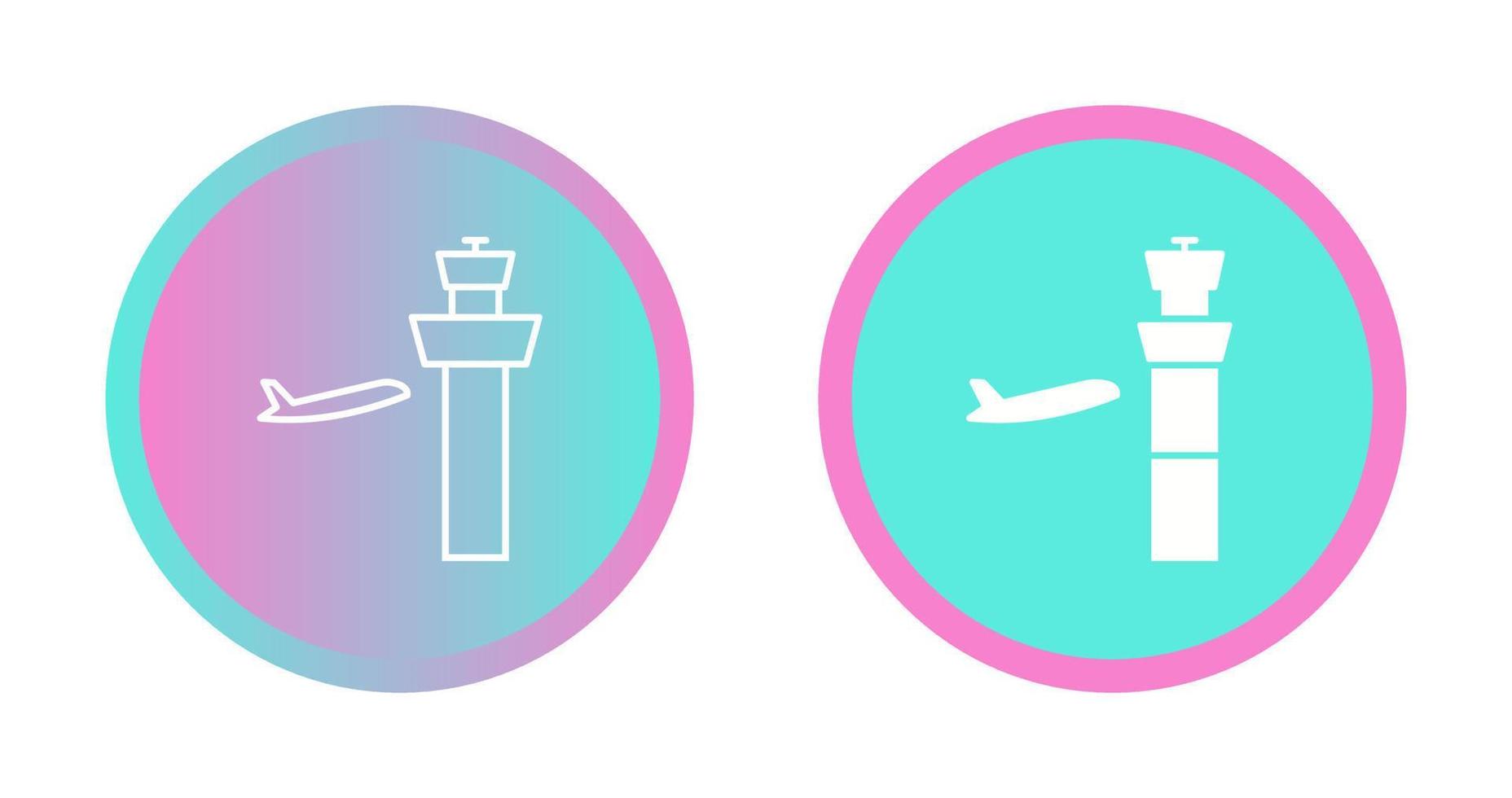 Air Control Tower Vector Icon