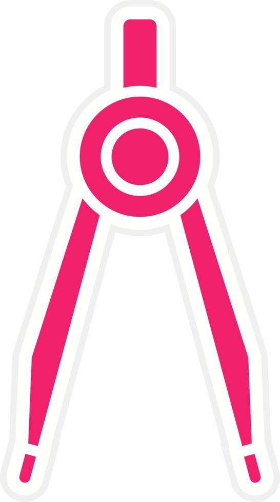 Compass Vector Icon Style