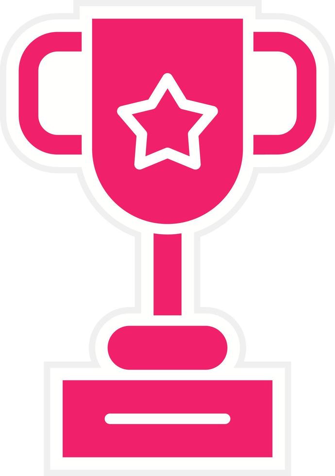 Trophy Vector Icon Style