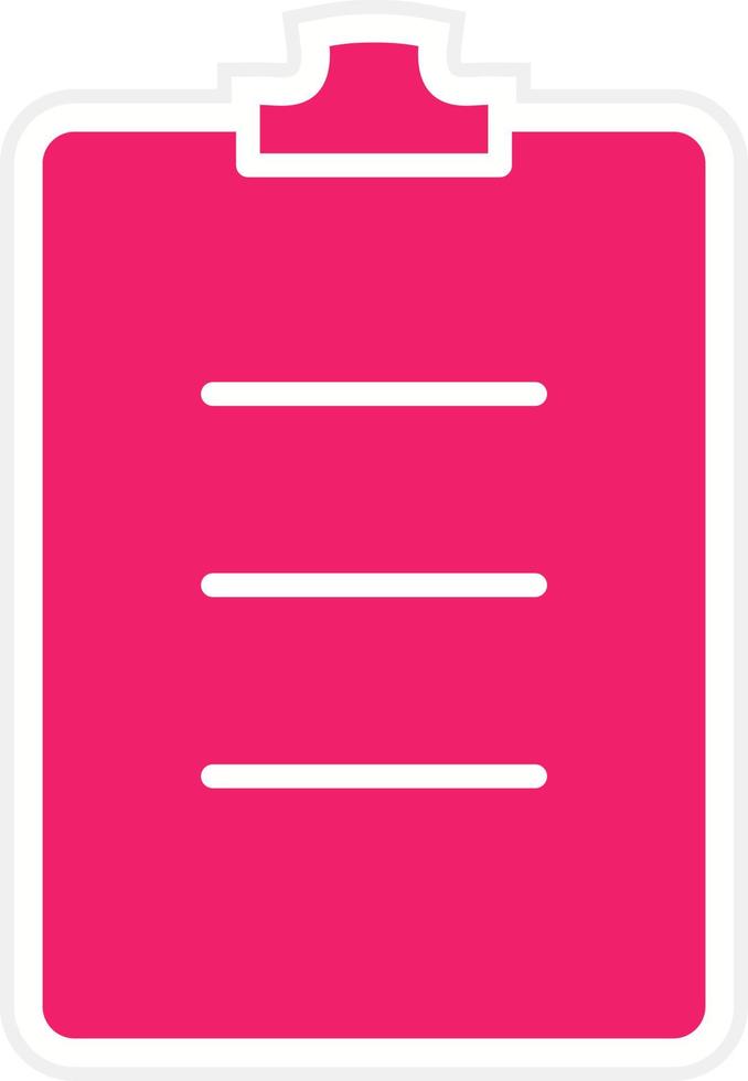 Clipboard Vector Icon Style