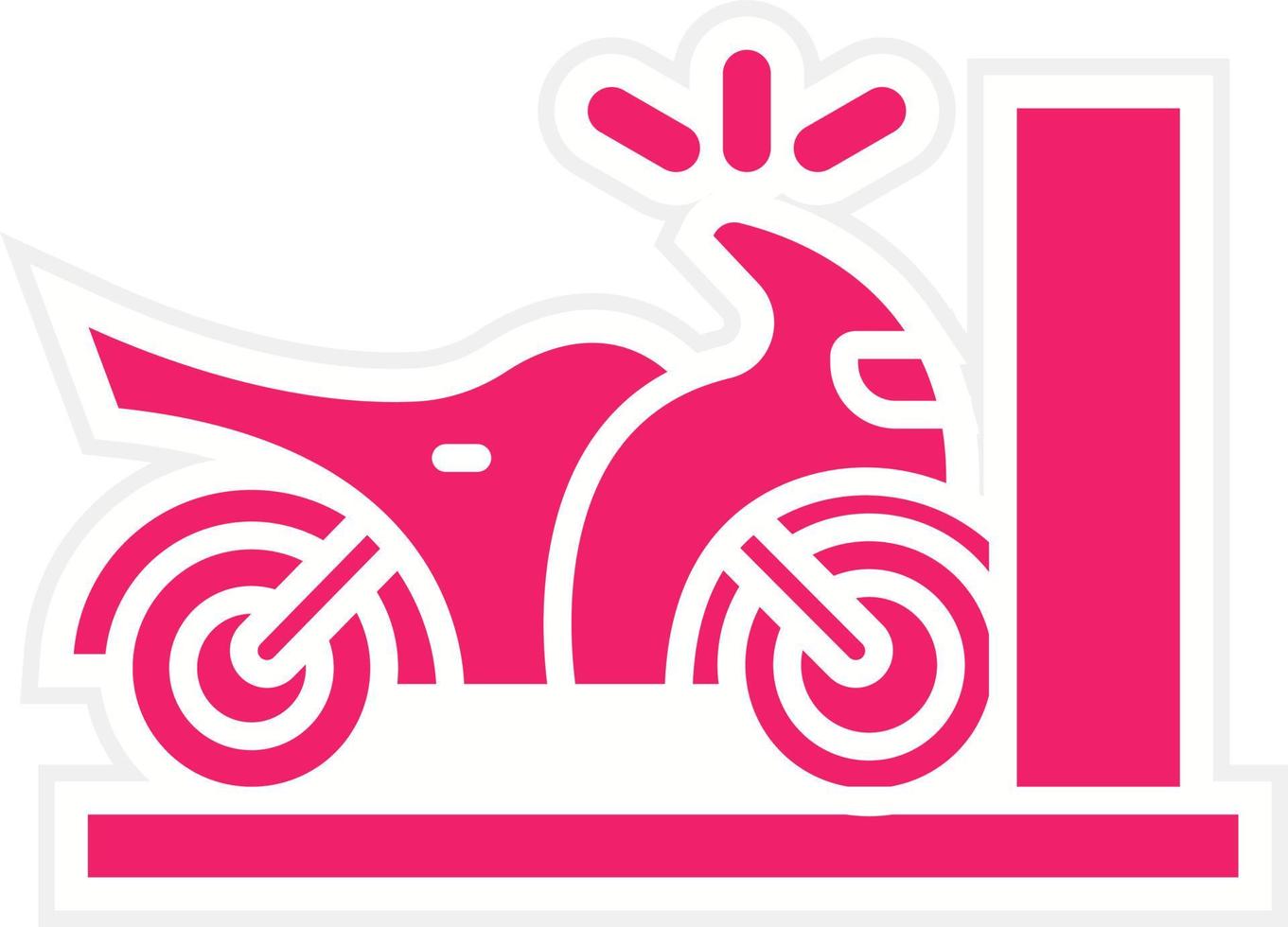 Bike Injury Vector Icon Style