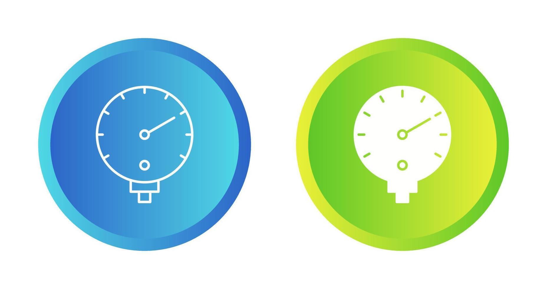 Pressure Gauge Vector Icon