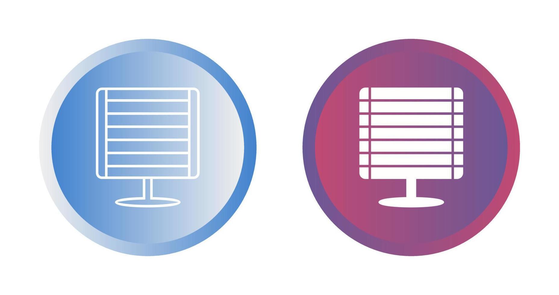 Infrared Heater Vector Icon