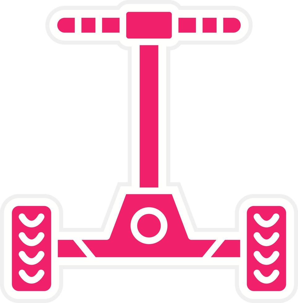 Hoverboard Vector Icon Style