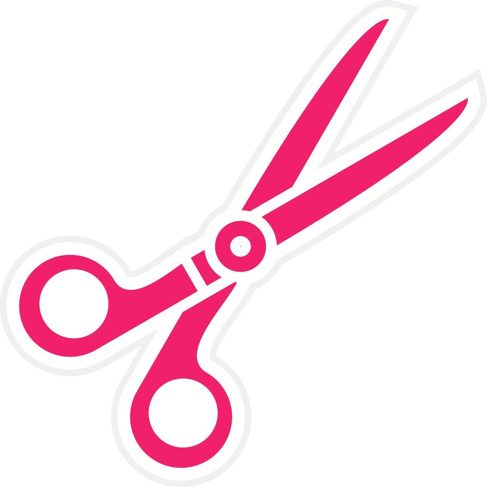 Scissor Vector Icon Style