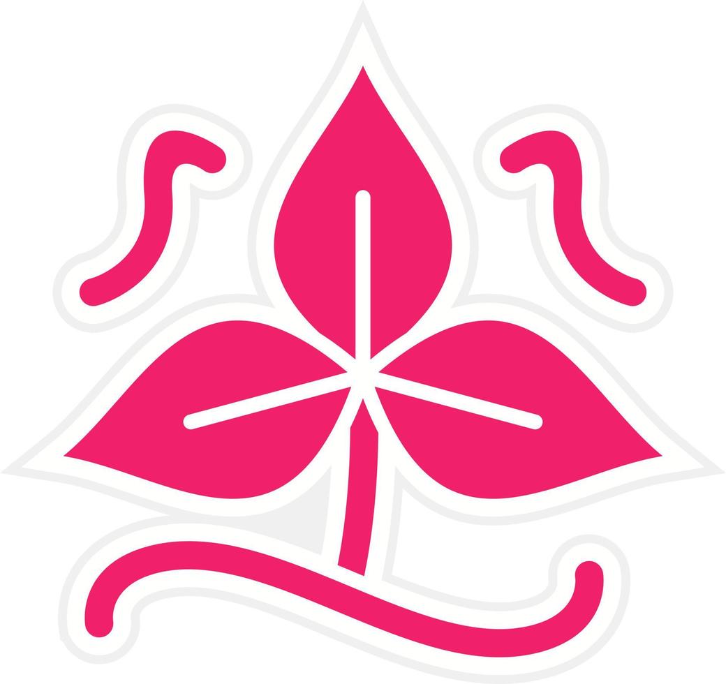 Floral Designa Vector Icon Style