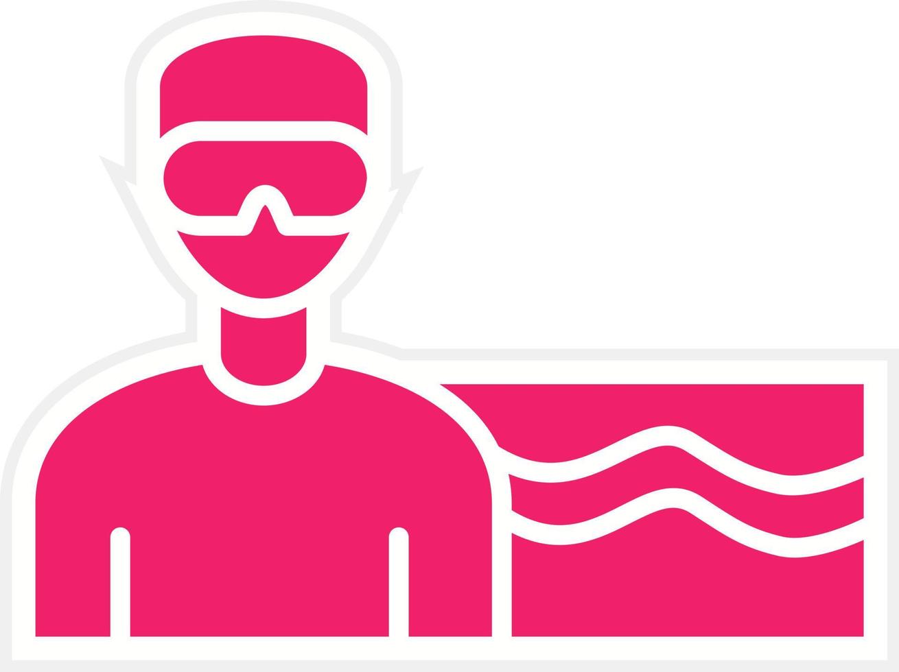 Aquathlon Vector Icon Style