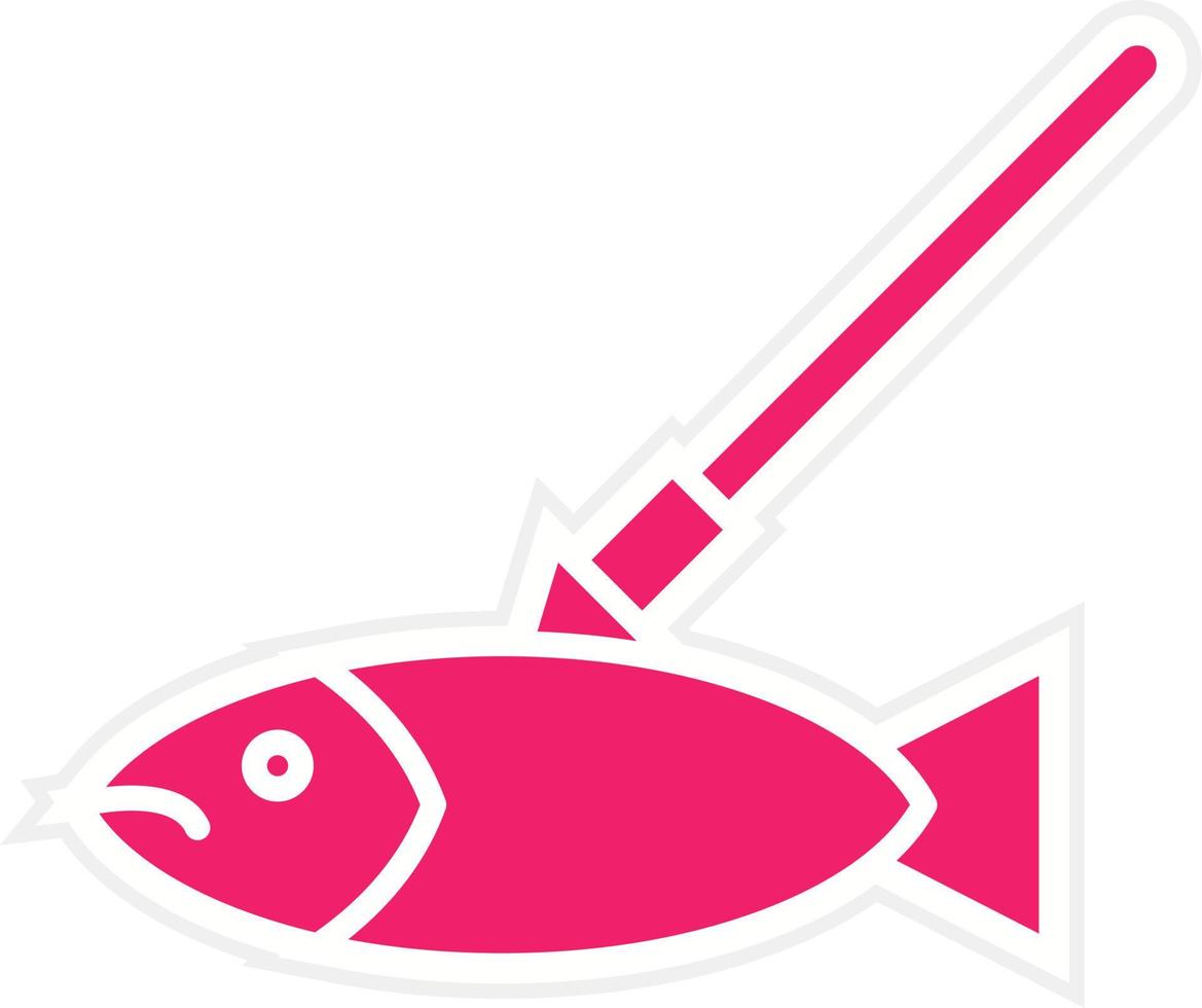 Spearfishing Vector Icon Style