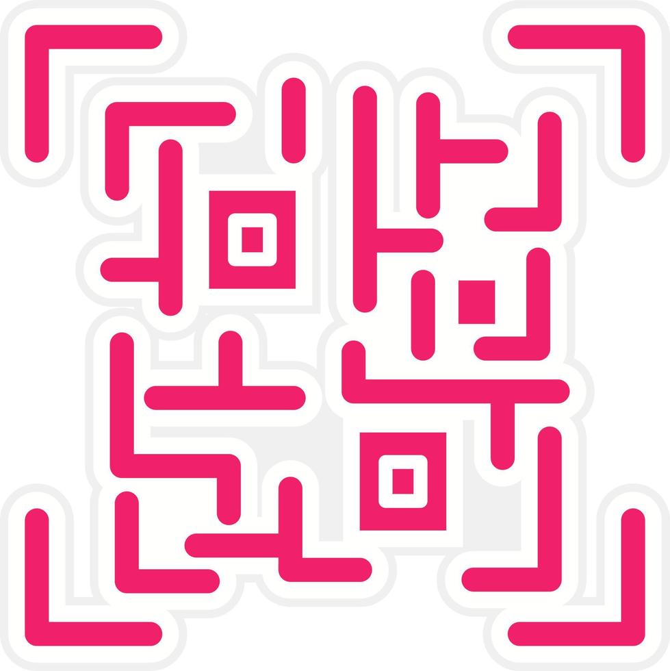 Qr Code Vector Icon Style