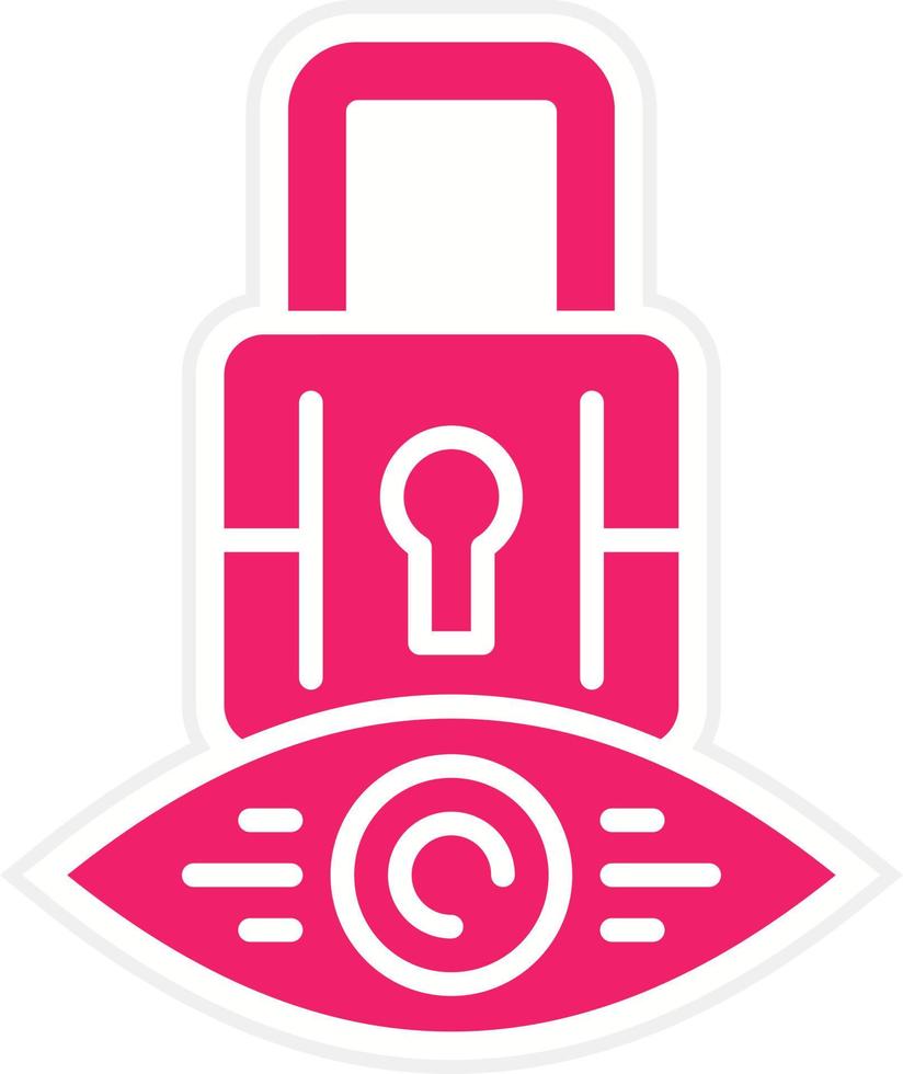 Security Vision Vector Icon Style