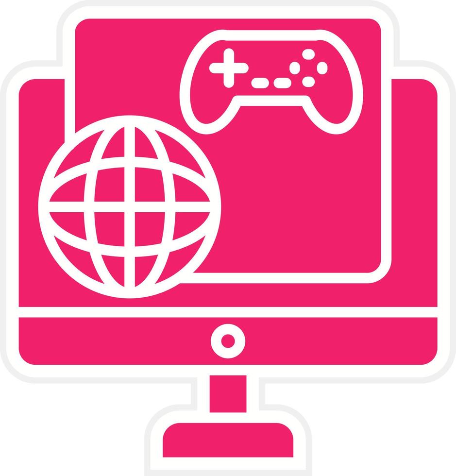 Online Games Vector Icon Style