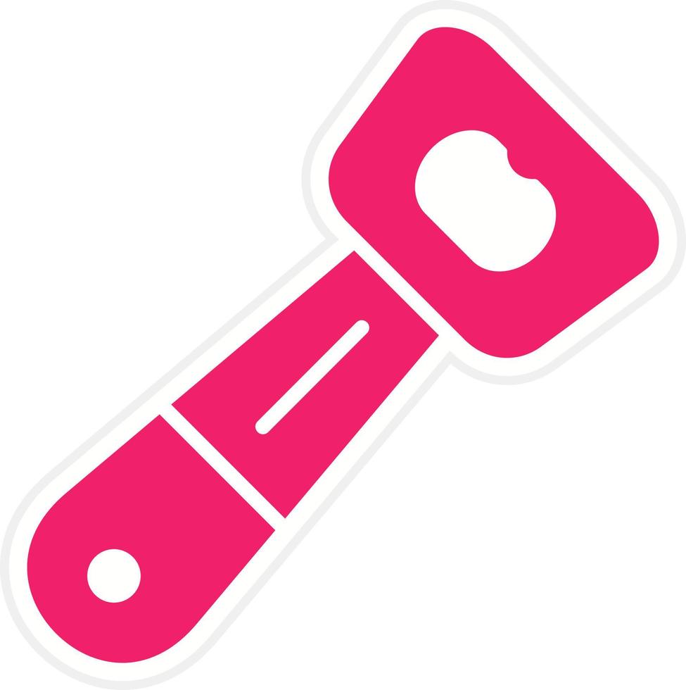 Bottle Opener Vector Icon Style