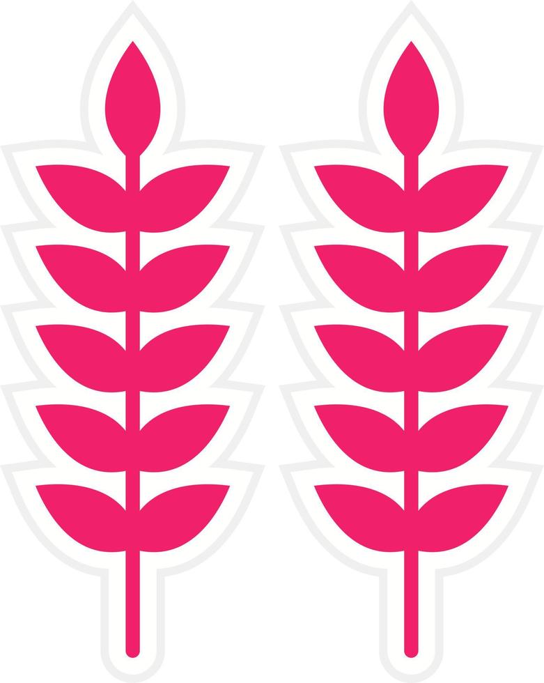 Barley Vector Icon Style