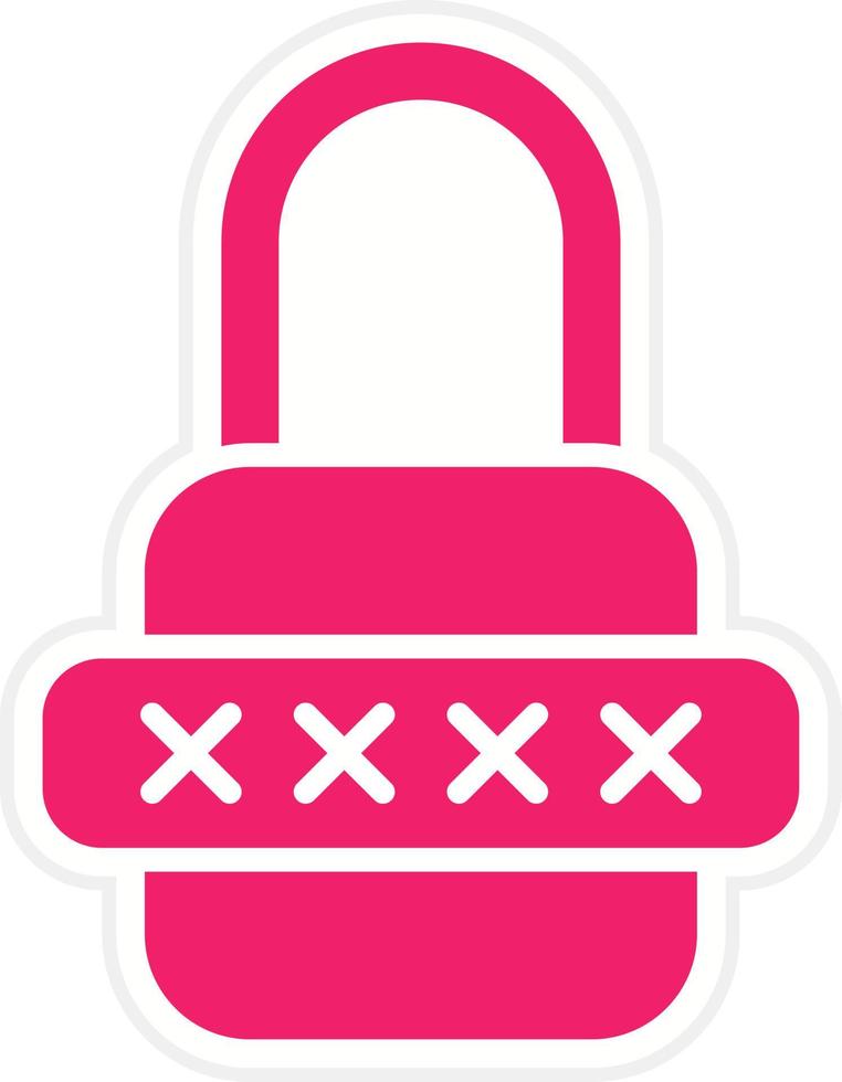 Password Vector Icon Style