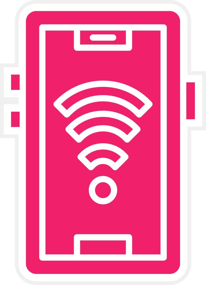 Network Wifi Vector Icon Style