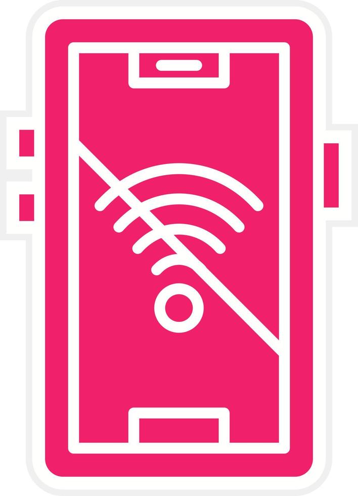 Signal Wifi Off Vector Icon Style