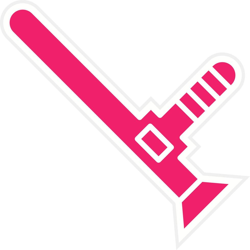 Baton Vector Icon Style