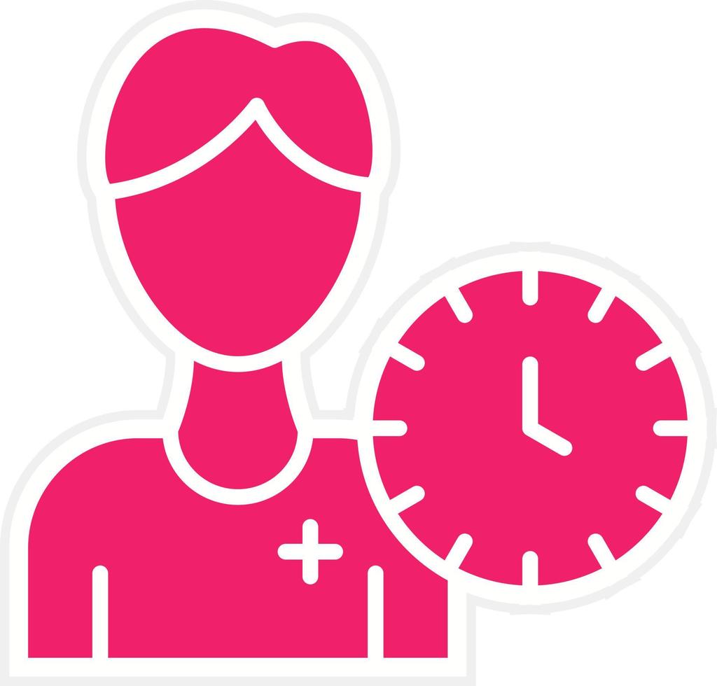 Patients Waiting Vector Icon Style