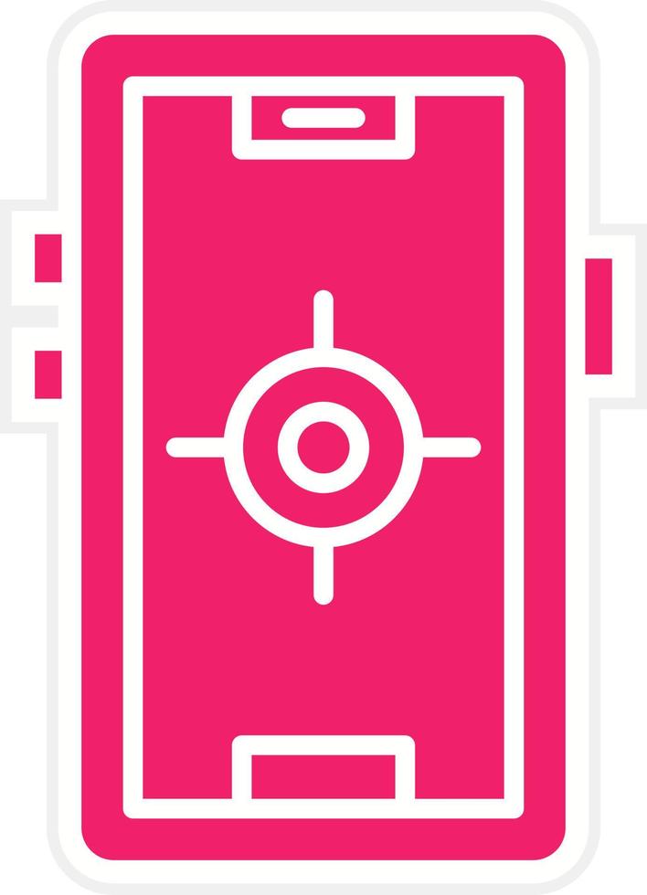 GPS Fixed Vector Icon Style