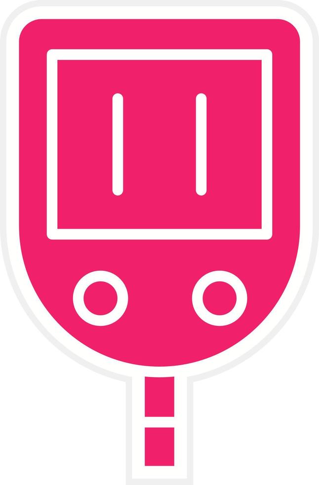Glucose Checkup Vector Icon Style
