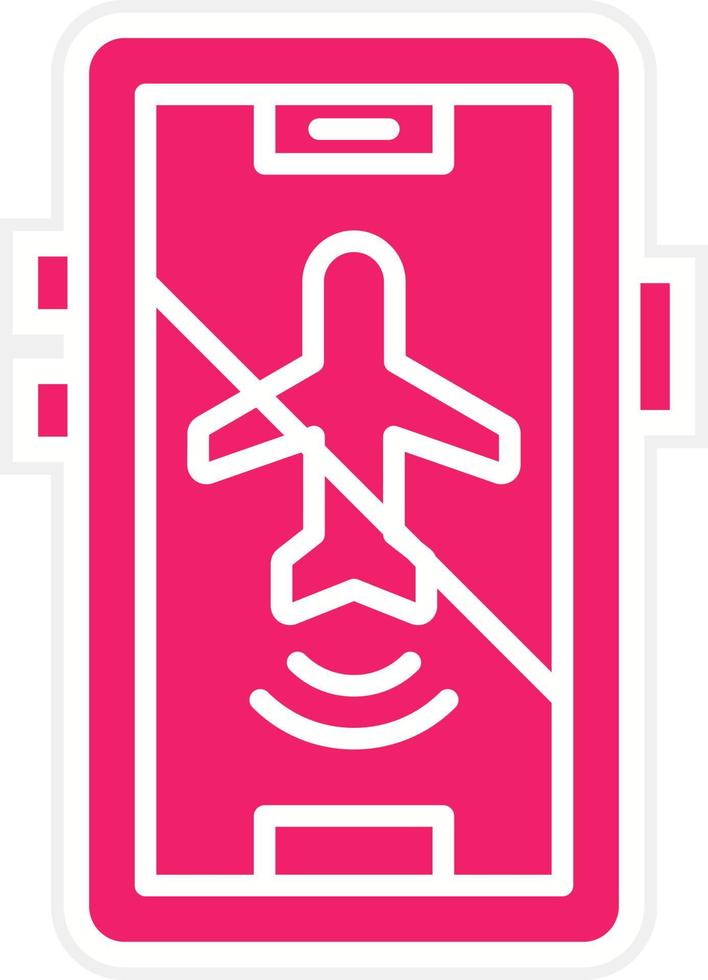 Airplane mode Inactive Vector Icon Style