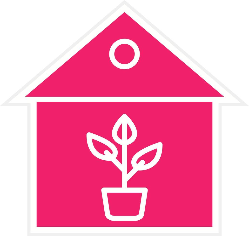 interior plantas vector icono estilo