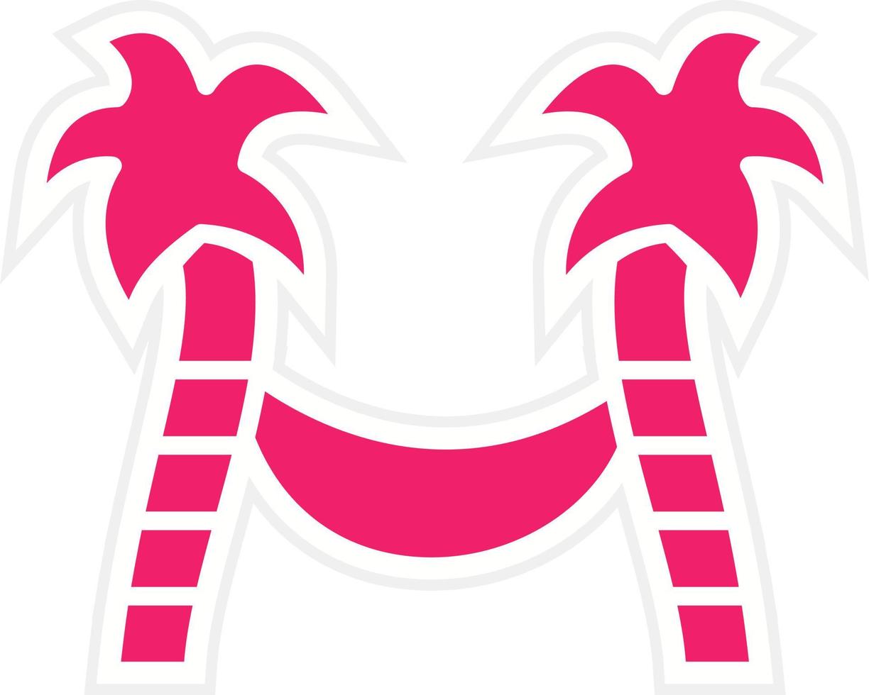 Hammock Vector Icon Style