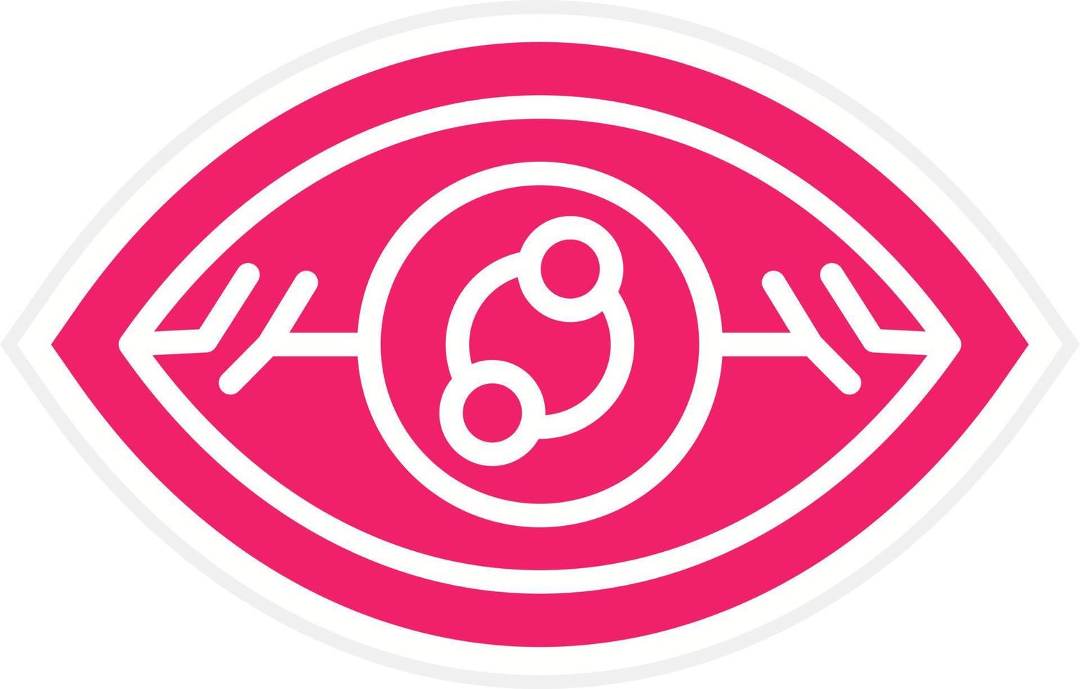 Glaucoma Vector Icon Style