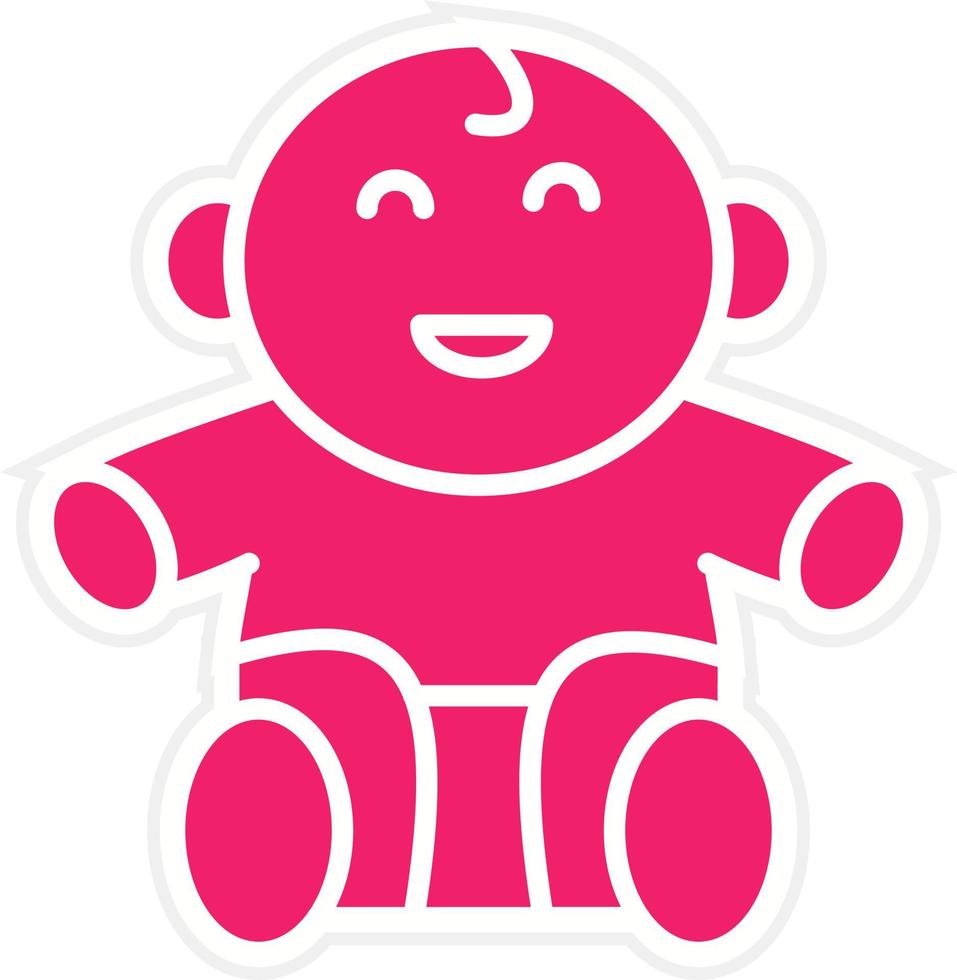 Baby Vector Icon Style
