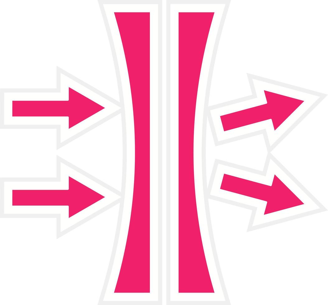Normal Index Lenses Vector Icon Style