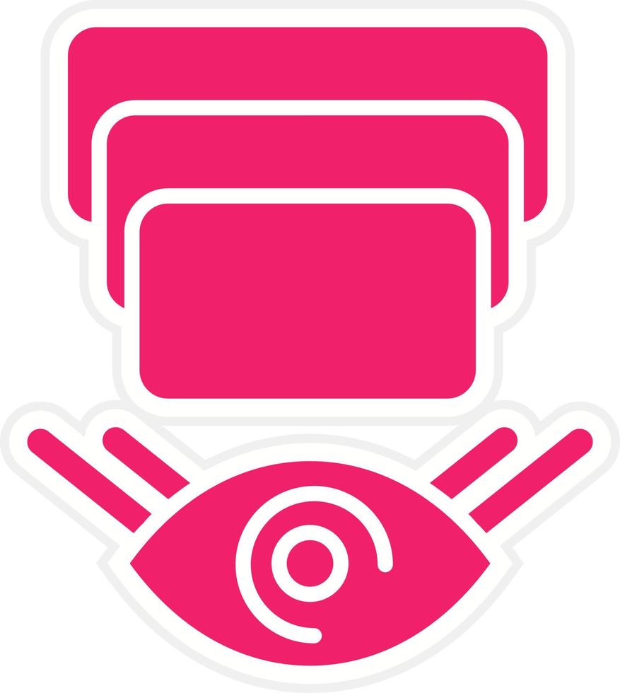 Depth Perception Vector Icon Style