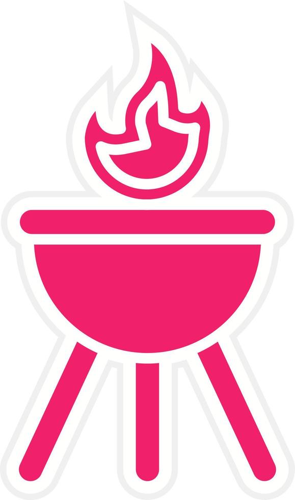 Brazier Vector Icon Style