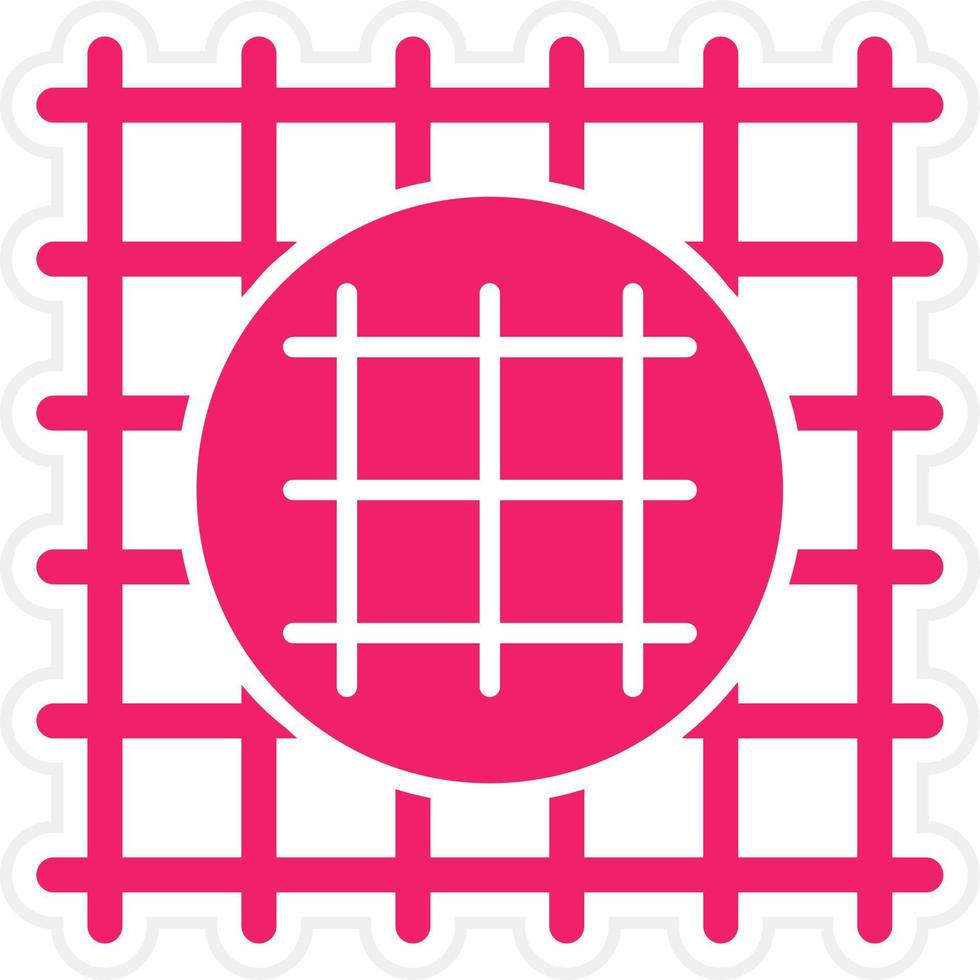 Wire Gauze Vector Icon Style