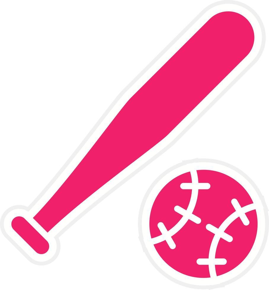 Baseball Vector Icon Style
