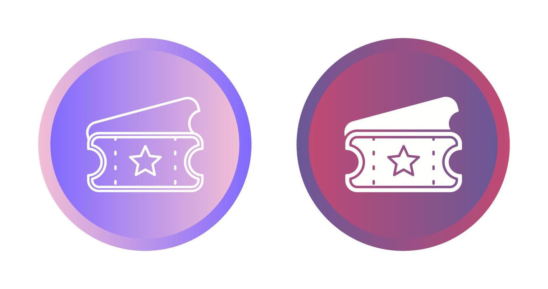 Ticket Vector Icon