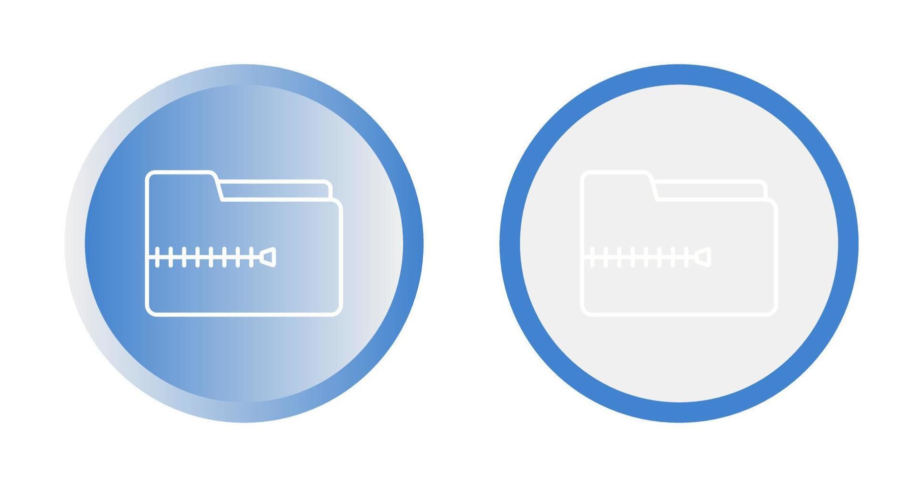 Zip File Vector Icon