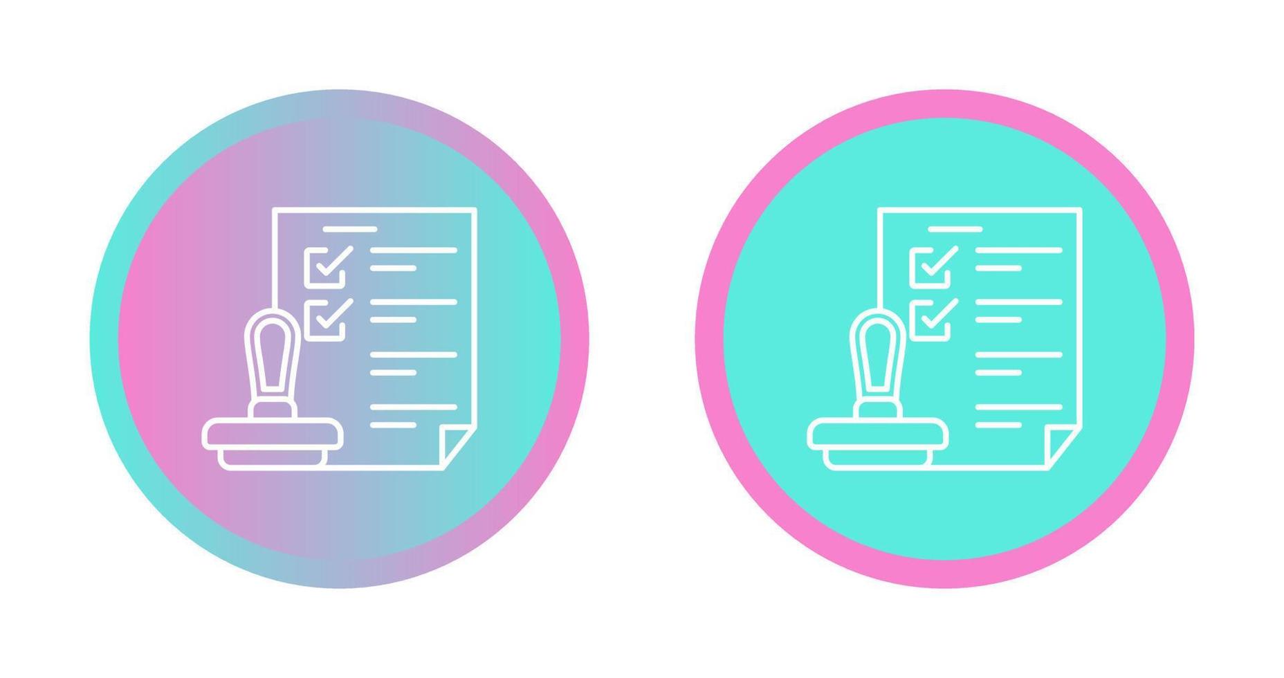 Stamp Vector Icon