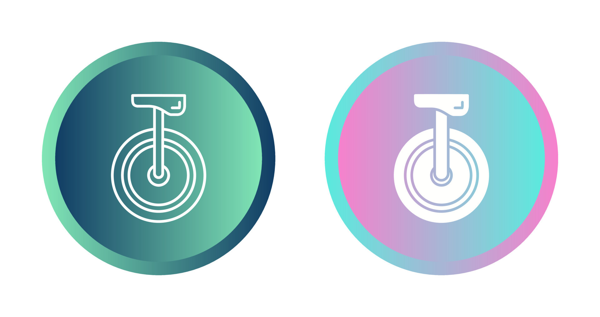 Unicycle Vector Icon 22441015 Vector Art at Vecteezy