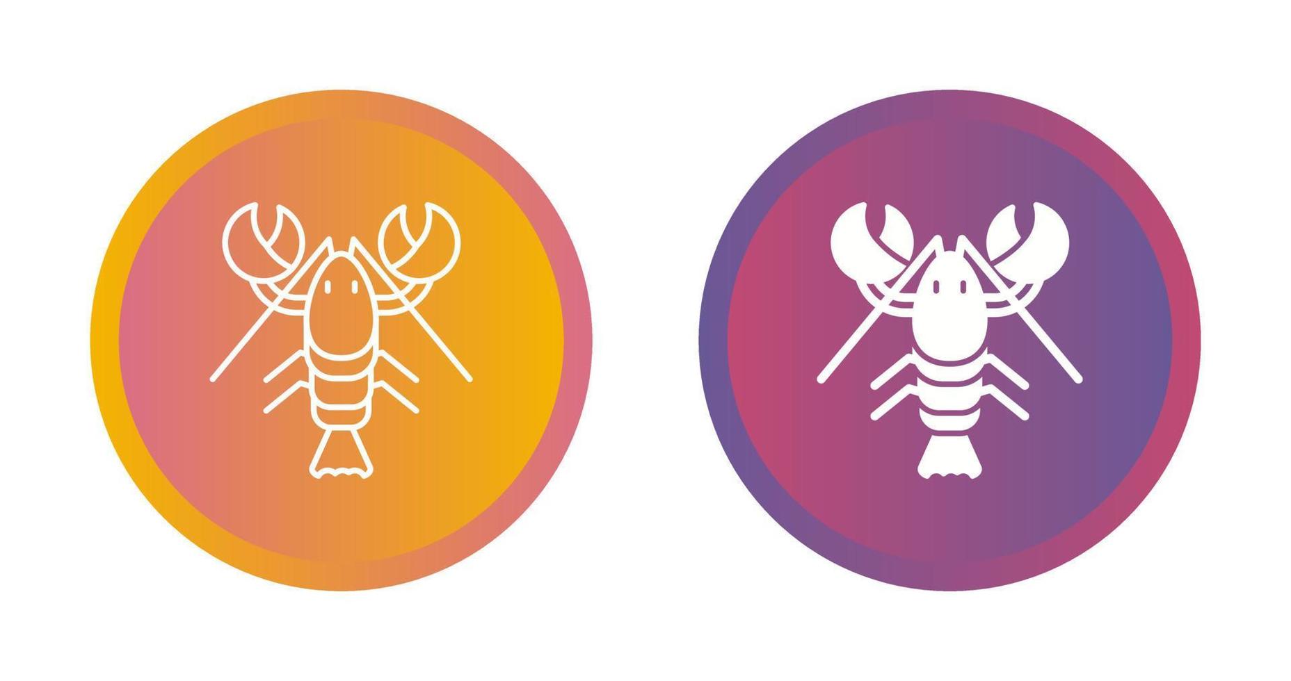 Lobster Vector Icon